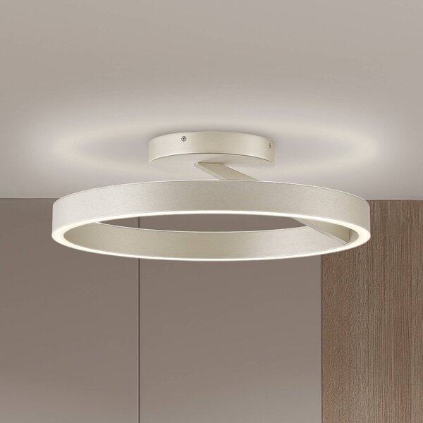 Viokef Lampa sufitowa Saturn, możliwość ściemniania, kremowy / amber, salon / jadalnia, metal, nowoczesny