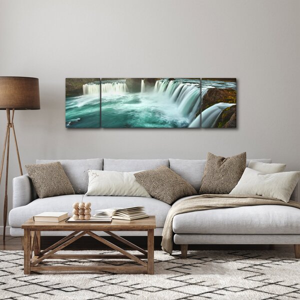 Obraz - Wodospady (170x50 cm)