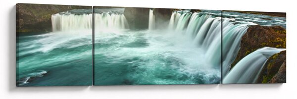 Obraz - Wodospady (170x50 cm)