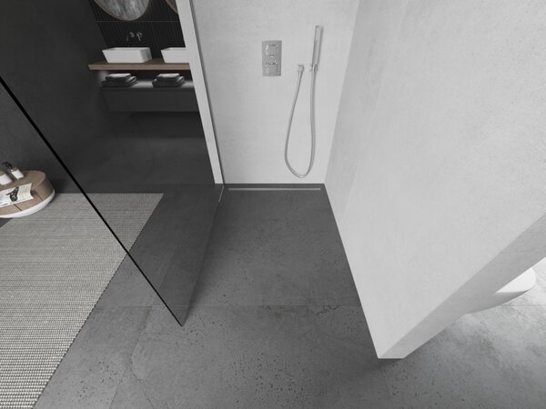 Mexen Kioto ścianka prysznicowa Walk-in 50 x 200 cm, transparent 8 mm, chrom - 800-050-101-01-00
