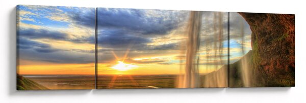 Obraz - Wodospad (170x50 cm)