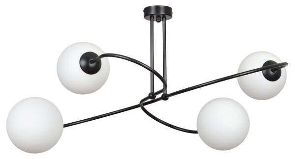 Czarna loftowa lampa sufitowa - D100-Modest