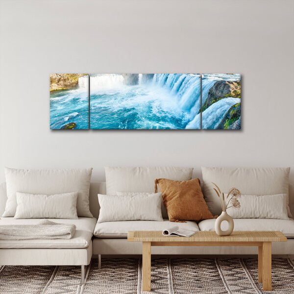 Obraz - Wodospady (170x50 cm)