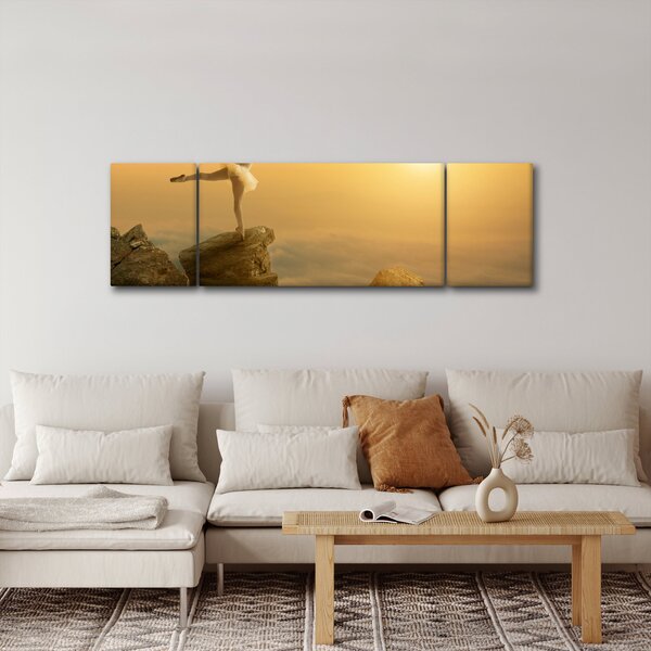 Obraz - Baletnica na skale (170x50 cm)