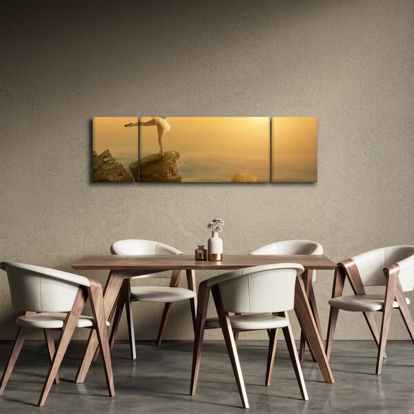 Obraz - Baletnica na skale (170x50 cm)