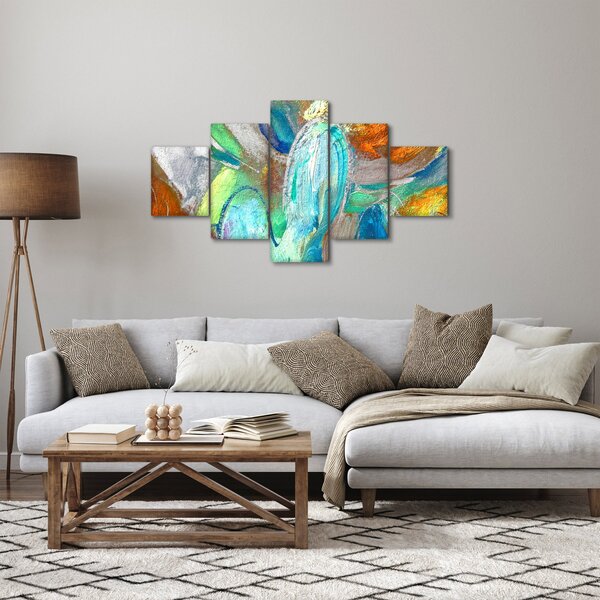 Obraz - Kolorowa abstrakcja (125x70 cm)