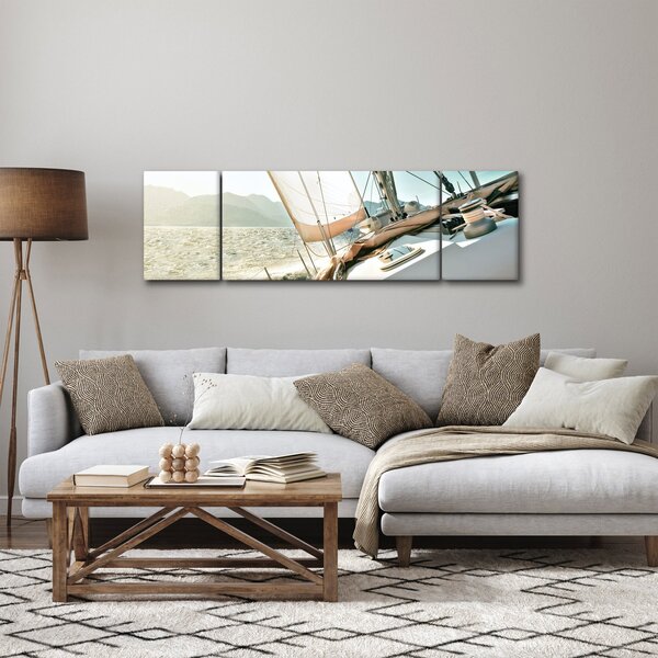 Obraz - Statek (170x50 cm)