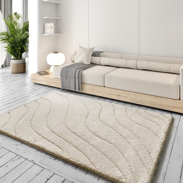 Kremowy dywan 60x120 cm Molier – Universal