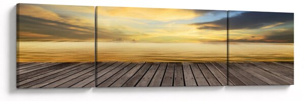 Obraz - Molo z widokiem (170x50 cm)