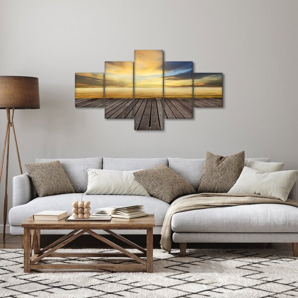 Obraz - Molo z widokiem (125x70 cm)