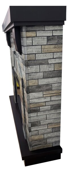 Kominek elektryczny 3d GREYSTONE ElectricSun, z dźwiękiem, 3 kolory, z aplikacją, L115xH102cm