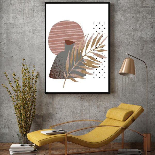 Plakat - Symboliczna abstrakcja (A4)