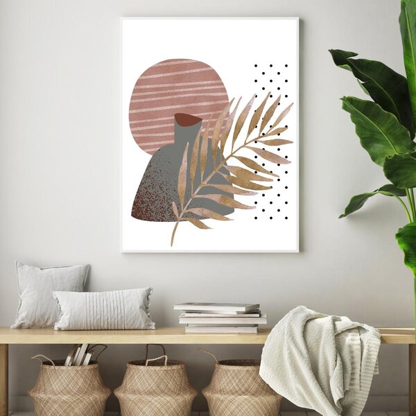 Plakat - Symboliczna abstrakcja (A4)