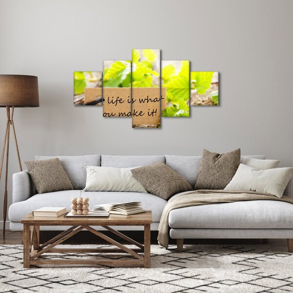 Obraz - Cytat (125x70 cm)