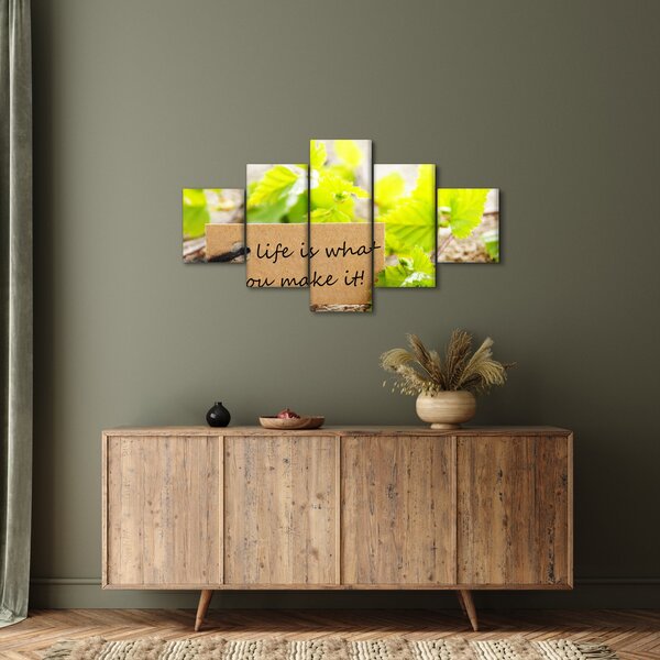Obraz - Cytat (125x70 cm)