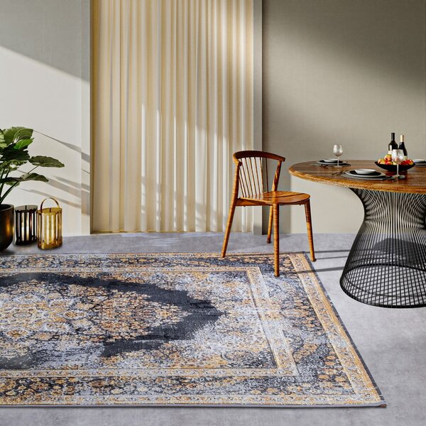 Dywan odpowiedni na zewnątrz w antracytowo-złotym kolorze 120x180 cm Martha – Villeroy&Boch
