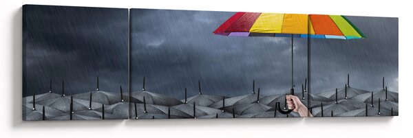Obraz - Parasole (170x50 cm)