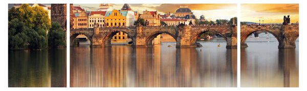 Obraz - Praga (170x50 cm)