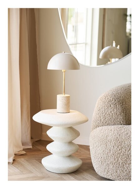 Kamienny okrągły stolik ø 36 cm Blackburn – House Nordic