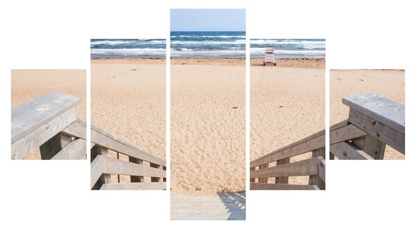 Obraz - Plaża (125x70 cm)