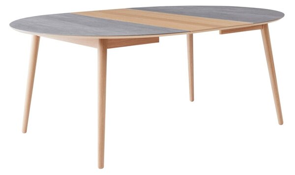 Okrągły rozkładany stół z ceramicznym blatem ø 135 cm Meza – Hammel Furniture