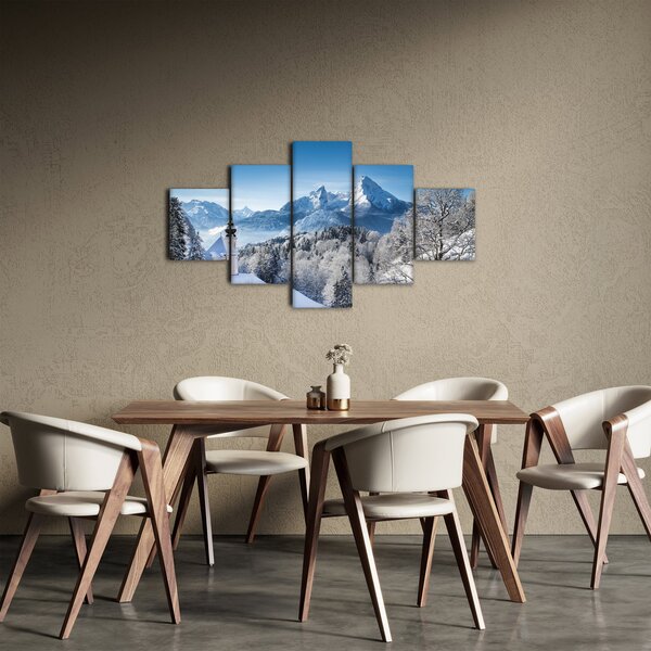 Obraz - Zaśnieżony krajobraz (125x70 cm)