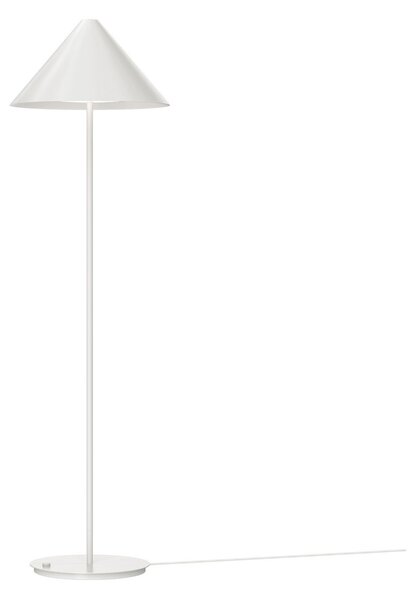 Lampa Podłogowa Louis Poulsen, Keglen, ściemnialny, biały, salon, metal, design