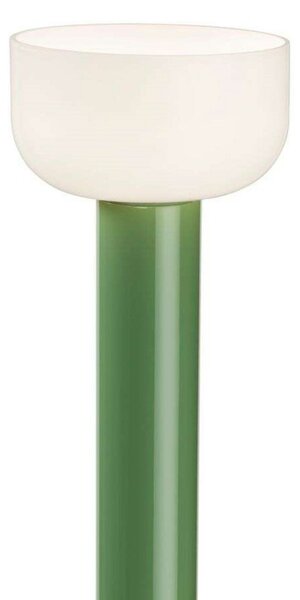 Lampa Podłogowa FLOS, zielony, salon, aluminium
