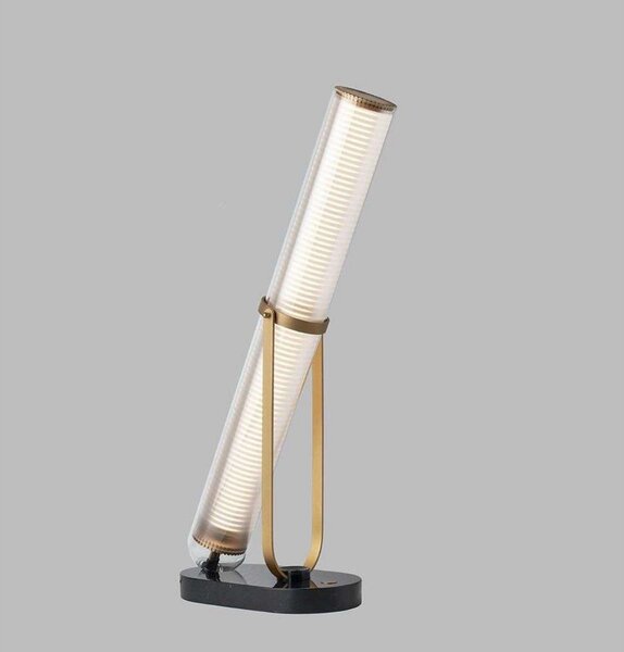 Lampa Stołowa DCW, złoty | mosiężny, salon, szkło