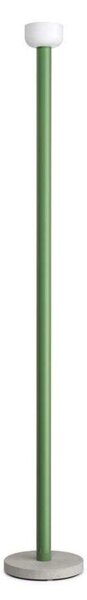 Lampa Podłogowa FLOS, zielony, salon, aluminium