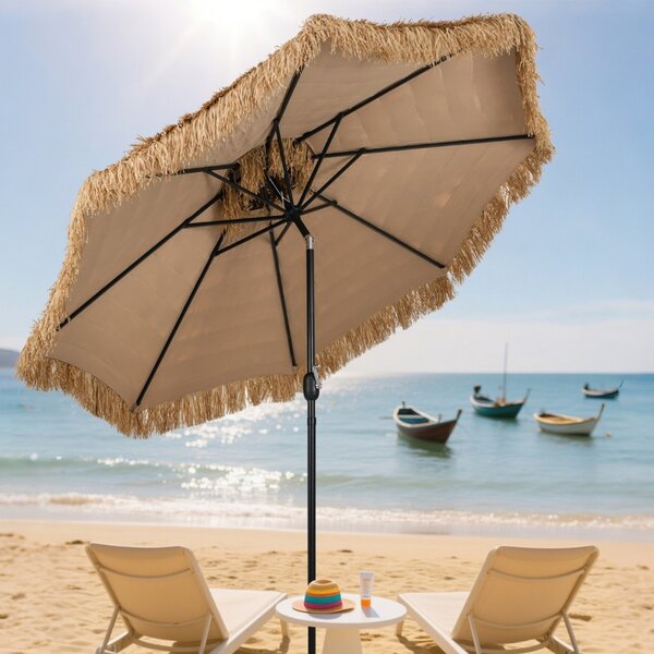 Parasol ogrodowy w hawajskim stylu
