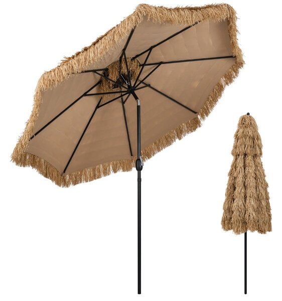 Parasol ogrodowy w hawajskim stylu