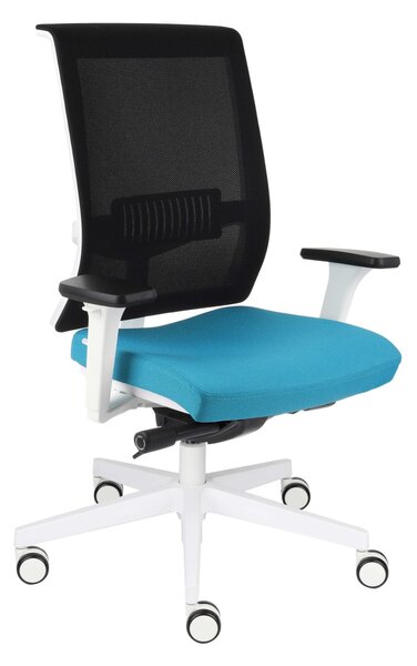 Fotel Level WS - ergonomiczny, obrotowy, siatkowy, wygodny dla kręgosłupa
