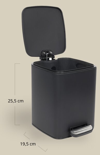 Kosz łazienkowy BALVO, 6 l