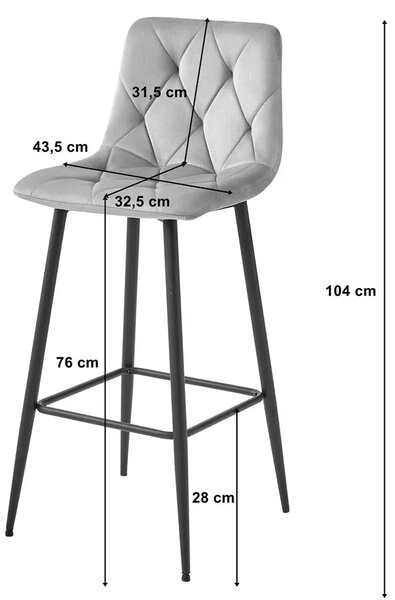 Pikowany hoker beżowy do wyspy F6-P26