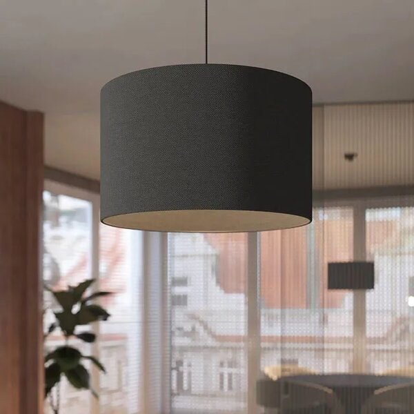 Czarna minimalistyczna lampa z abażurem - 3X A654 G3-D34