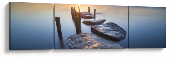 Obraz - Kamienne molo (170x50 cm)