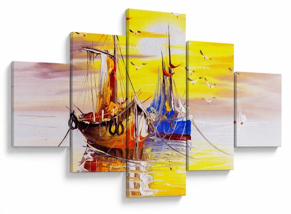 Obraz - Obraz statku (125x70 cm)