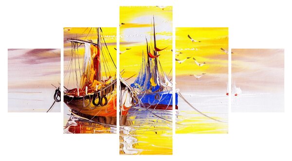 Obraz - Obraz statku (125x70 cm)