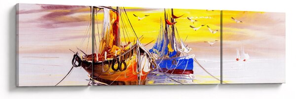Obraz - Obraz statku (170x50 cm)