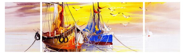 Obraz - Obraz statku (170x50 cm)