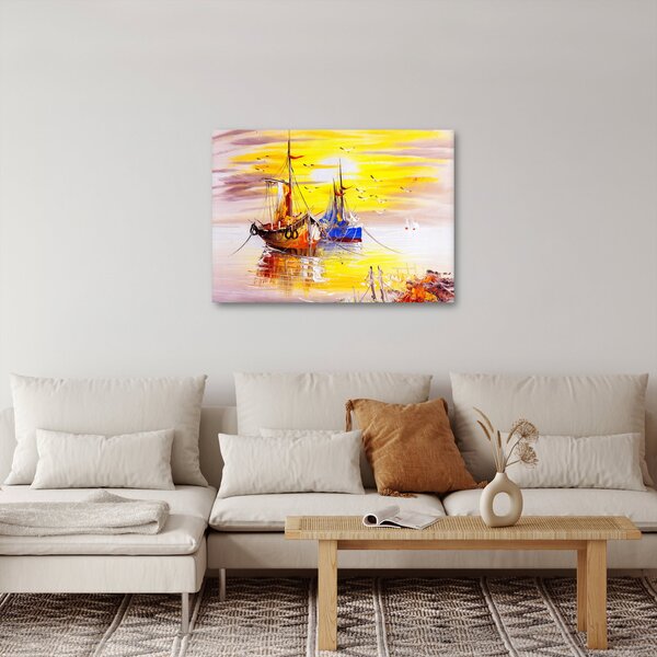 Obraz - Obraz statku (70x50 cm)