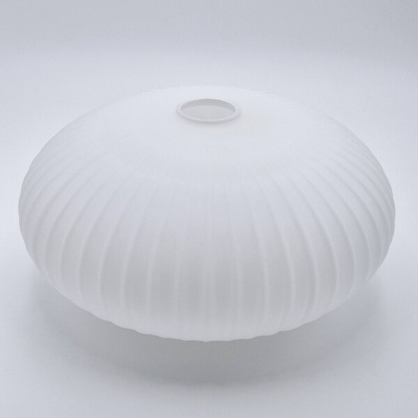 Lampa wisząca szklana Harmony Lamkur, możliwość ściemniania, biały / opal, salon / jadalnia, szkło, skandynawski