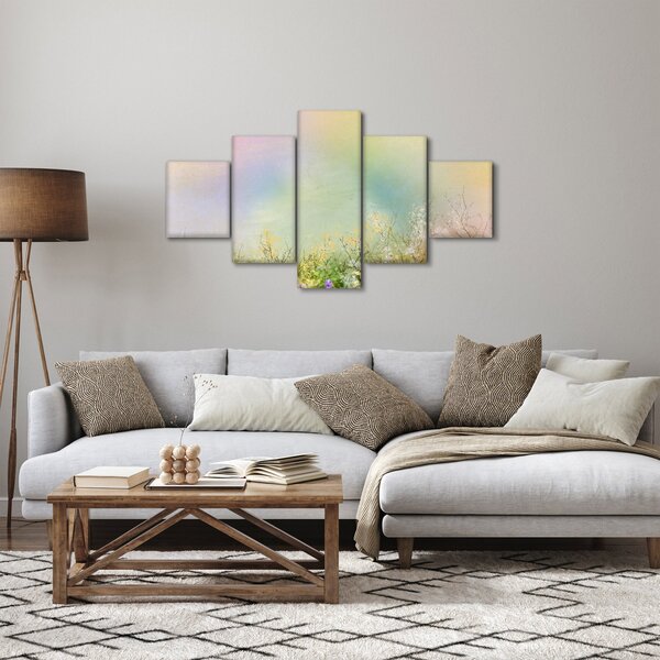 Obraz - Malowana łąka 2 (125x70 cm)