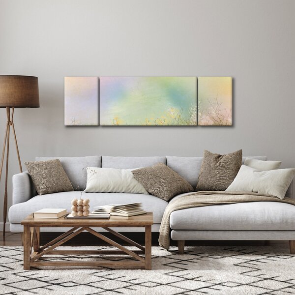 Obraz - Malowana łąka 2 (170x50 cm)