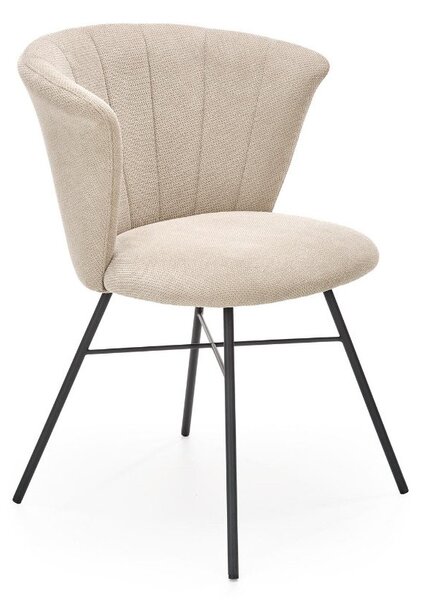 Krzesło tapicerowane K459 beżowe HALMAR