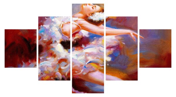 Obraz - Baletnica, malarstwo (125x70 cm)