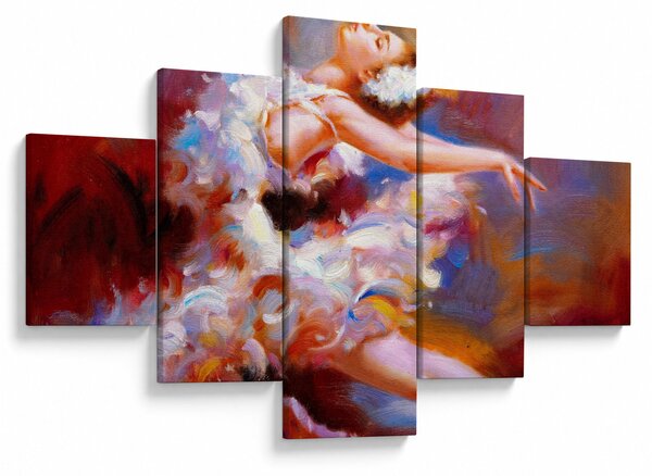 Obraz - Baletnica, malarstwo (125x70 cm)