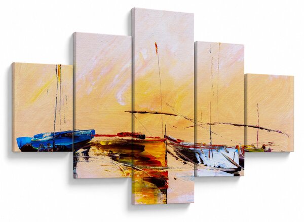 Obraz - Obraz statku (125x70 cm)