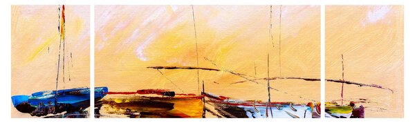 Obraz - Obraz statku (170x50 cm)